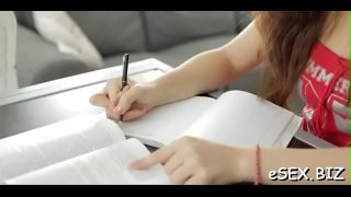 Beautiful teen is a real slut