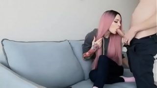 novinha do cabelo pintado