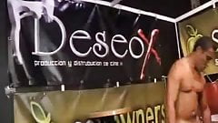 porn star doing her job a porn show