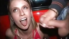 Blonde girl do dogging outsite.