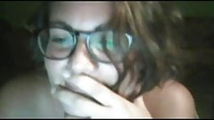 Cute italian girl do all for me on skype